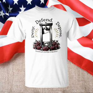 Black rose ,Deny Defend Depose T-Shirt