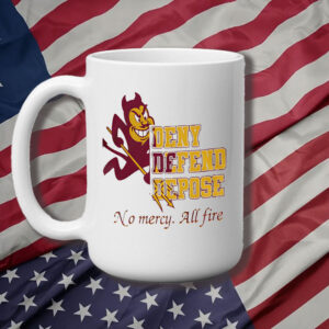 Arizona State Sun Devils deny defend depose no mercy all fire Mug