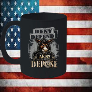 Army Black Knights Deny Defend Depose Mug