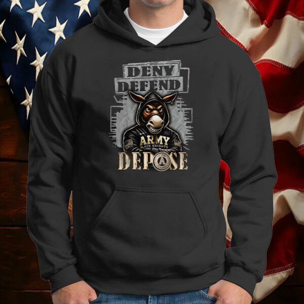 Army Black Knights Deny Defend Depose T-Shirt