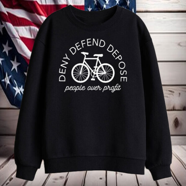 Bicycle Deny Defend Depose T-Shirt