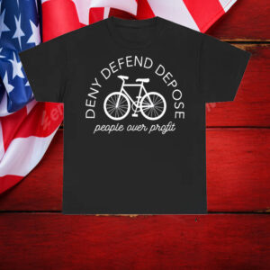 Bicycle Deny Defend Depose T-Shirt