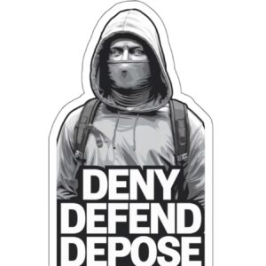 Buy Deny, Defend, Depose Sticker ,Car Magnet