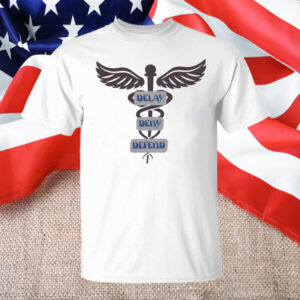 Caduceus Trending Deny Delay Defend T-Shirt