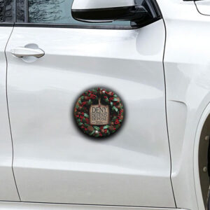 Christmas Deny Defend Depose Sticker ,Car Magnet