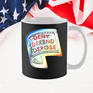 DDD Hundred Dollar Bill Deny Delay Defend Mug