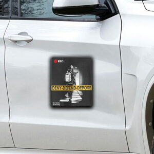 DENY-DEFEND-DEPOSE. Silent Retribution, The Hitman's manifesto. Sticker ,Car Magnet