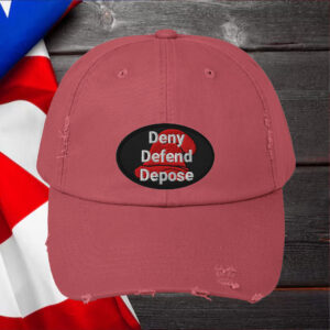 Defend Deny Depose Hat Cap