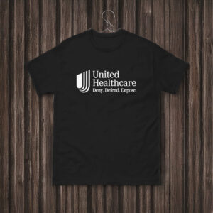 'Defend, deny, depose' shirt merchandise