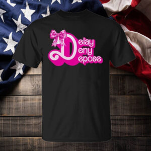 Delay Deny Depose shirt, Bow, Pink 7 Delay Deny Depose shirt, Bow, Pink