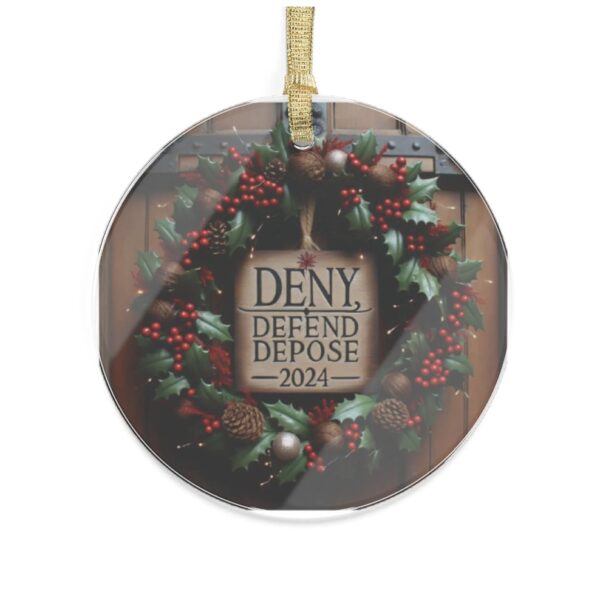 Deny Defend Depose Acrylic Ornaments