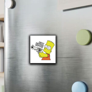 Deny Defend Depose Bart Simpson The Simpsons Sticker ,Car Magnet