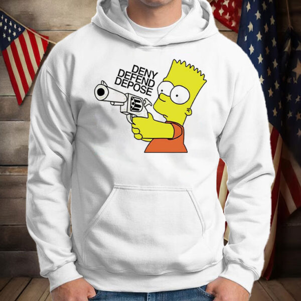 Deny Defend Depose Bart Simpson The Simpsons T-Shirt