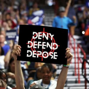 Deny Defend Depose Bold Activist Yard Sign 6 Deny Defend Depose Bold Activist Yard Sign