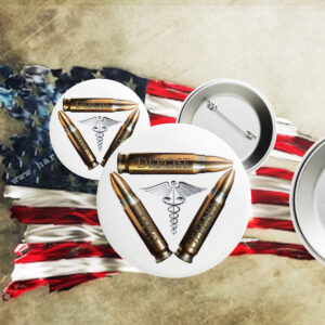 Deny, Defend, Depose Brass Button