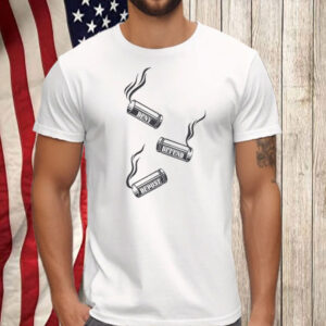 Deny Defend Depose Bullet Smoking T-Shirt 6 Deny Defend Depose Bullet Smoking T-Shirt