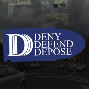 Deny Defend Depose Bullet Vibrant Color Vinyl Decal for Cars, Laptops, Windows US