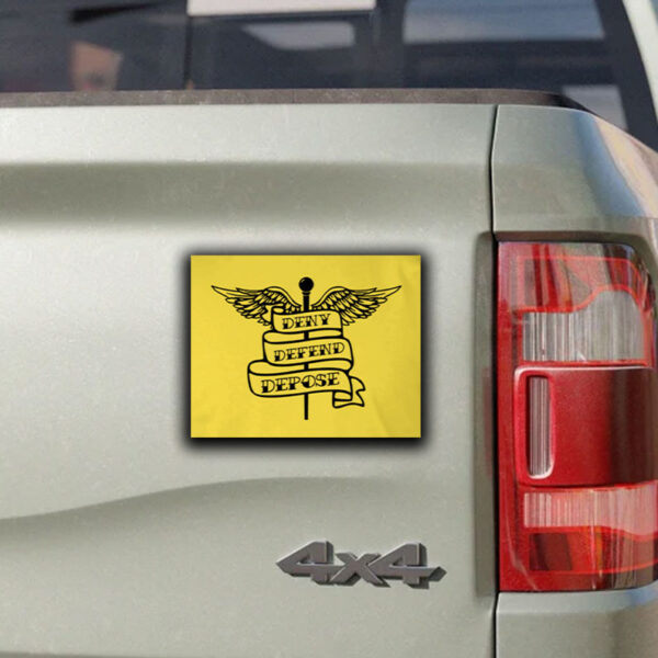 Deny Defend Depose Bumper Sticker ,Car Magnets