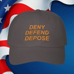 Deny Defend Depose Camo Baseball Hat