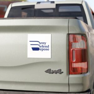 Deny Defend Depose Car Magnets