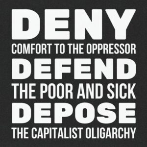 Deny Defend Depose Car Magnet, Bumper Sticker