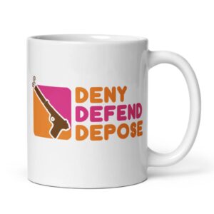Deny Defend Depose Donut Mug Cup 6 Deny Defend Depose Donut Mug Cup