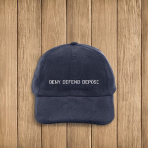 Deny, Defend, Depose Embroidered Vintage Hat