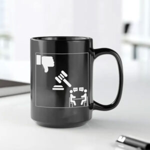 Deny Defend Depose ,Fix The System, Bold Statement Mug