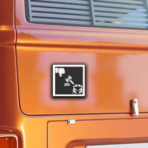 Deny Defend Depose Fix The System ,Bold Statement Sticker ,Car Magnet