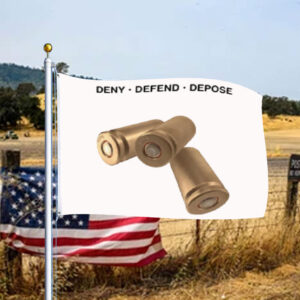 Deny Defend Depose Flag With 9mm Bullet Casings 5 Deny Defend Depose Flag With 9mm Bullet Casings