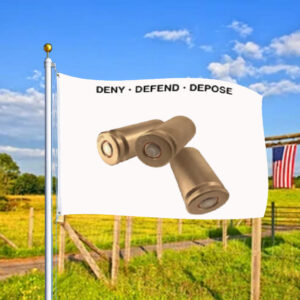 Deny Defend Depose Flag With 9mm Bullet Casings 6 Deny Defend Depose Flag With 9mm Bullet Casings