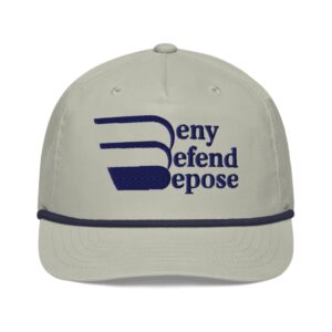 Deny Defend Depose Golf rope cap