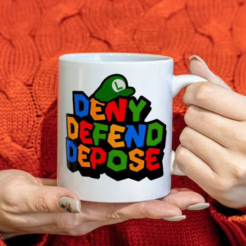 Deny Defend Depose Green Super Bro Hat Mug 8 Deny Defend Depose Green Super Bro Hat Mug