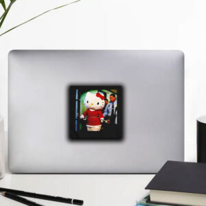 Deny Defend Depose Hello Kitty Sticker ,Car Magnet