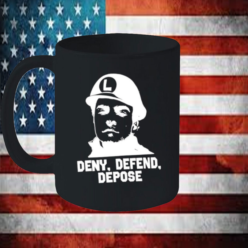 Deny Defend Depose L hat Mug 11 Deny Defend Depose L hat Mug