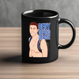 Deny Defend Depose Luigi Mangione Mug