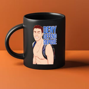 Deny Defend Depose Luigi Mangione Mug