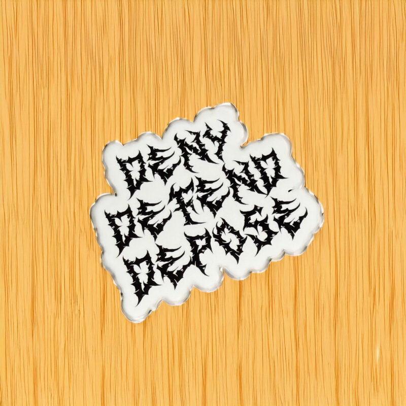 Deny Defend Depose Metal Inspired Sticker Punk Sticker, Anti Capitalism 7 Deny Defend Depose Metal Inspired Sticker Punk Sticker, Anti Capitalism