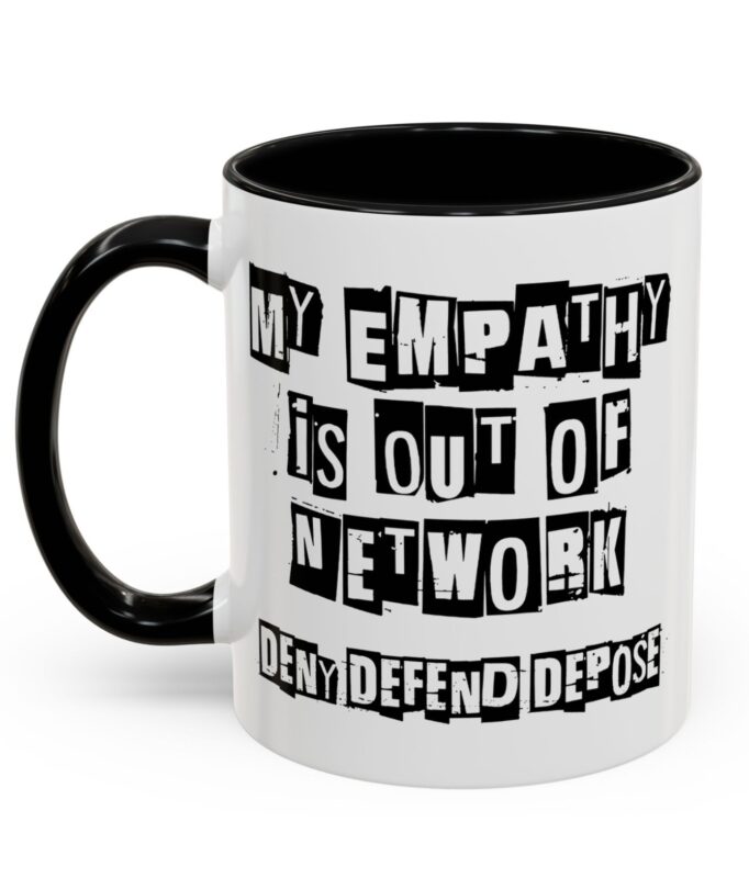 Deny Defend Depose Mug, Bold Activist Statement 10 Deny Defend Depose Mug, Bold Activist Statement