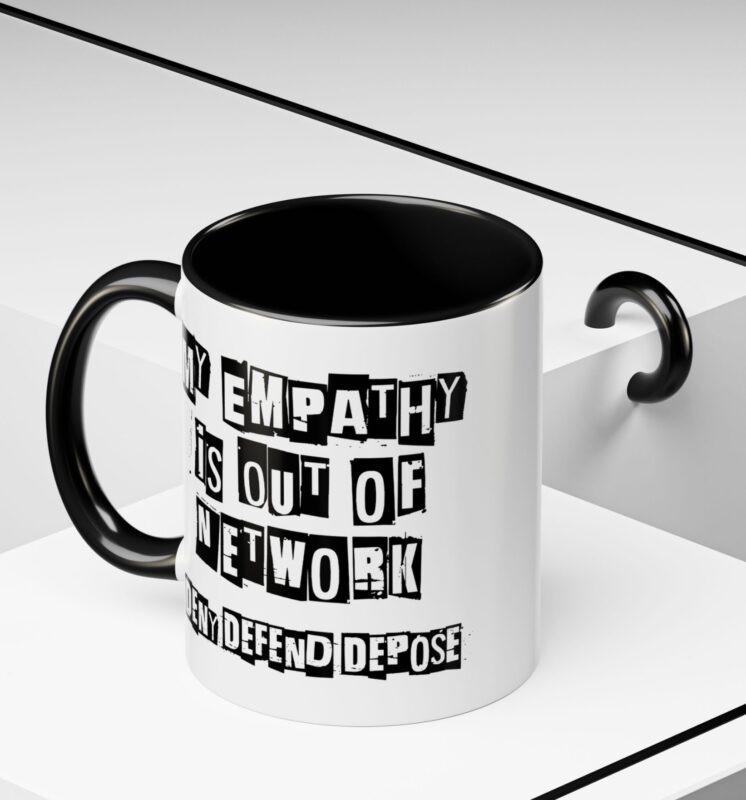 Deny Defend Depose Mug, Bold Activist Statement 9 Deny Defend Depose Mug, Bold Activist Statement USA