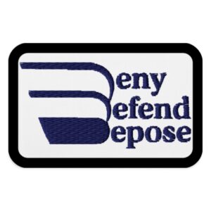 Deny Defend Depose Patches