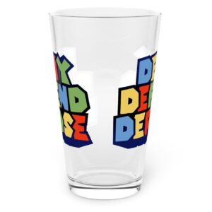 Deny Defend Depose Pint Glass