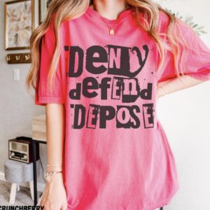 Deny Defend Depose Punk Rock T-Shirt