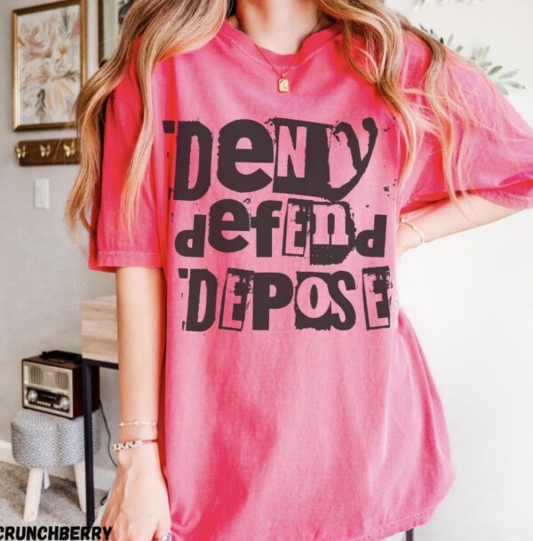 Deny Defend Depose Punk Rock T-Shirt