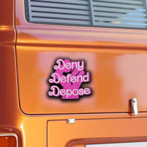 Deny Defend Depose Sticker ,People over Profits