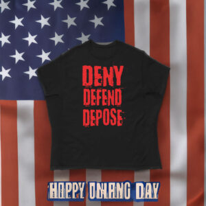 Deny Defend, Depose T-Shirt, Eat The Rich Tee