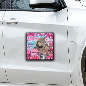 Deny Defend Depose, The Adjuster - Babygirl Sticker ,Car Magnet