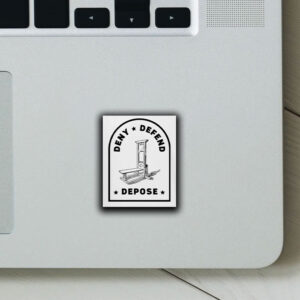 Deny Defend Depose UHO Healthcare 2025 Sticker ,Car Magnet