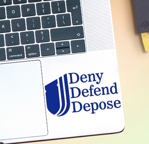 Deny Defend Depose Vinyl Decal Sticker