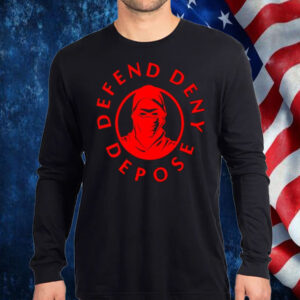 Deny Defend Depose shooting CEO red Shirt ,Sweatshirt ,Hoodie